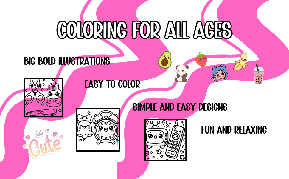 Color Me Kawaii: Too Cute To Color Now!