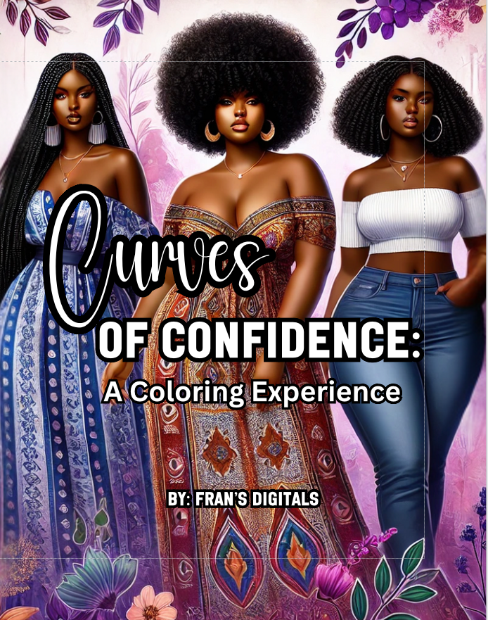 Curves of Confidence Coloring Book