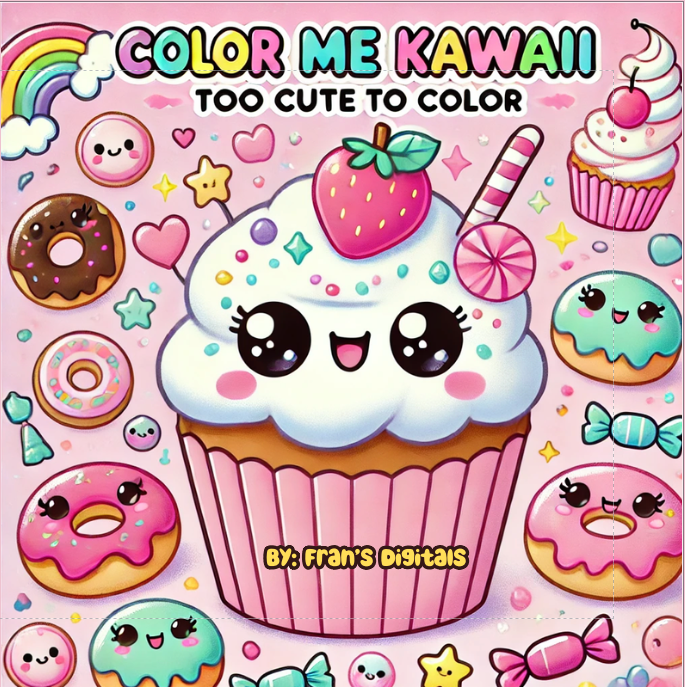 Color Me Kawaii: Too Cute To Color Now!